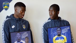 Lucien Agoumé quotJoueur Clairefontaine de la saison 20182019quot Rassoul Ndiaye joueur du mois de mai [upl. by Hplodnar]