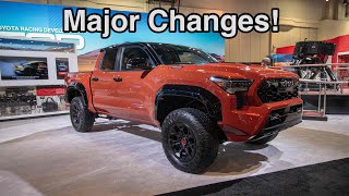 2024 Toyota Tacoma and Tundra Walkaround SEMA 2023 MORE [upl. by Llennor]