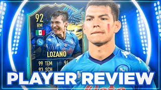 FIFA 21 ICH BIN VERLIEBT LOZANO TOTS PLAYER REVIEW [upl. by Karwan]