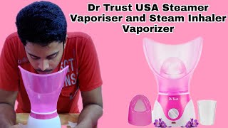 UNBOXING DR Trust USA Steamer Vaporiser and Steam Inhaler Vaporizer in Tamil review MD EASA DON [upl. by Lattimer]