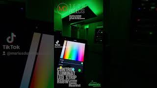 Control iluminat RGBW led strip Loxone KNX [upl. by Natassia158]