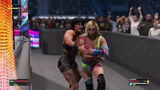 Rhea vs Liv Morgan custody for dom ladder match 2k24 [upl. by Baudoin712]