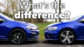 VW Golf R MK7 vs MK75 Whats The Difference [upl. by Nylyak]