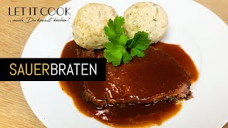 Sauerbraten mit Semmelknödel fast wie aus dem Rheinland [upl. by Macario]