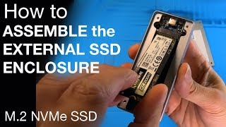 How to assemble an USB Enclosure with M2 NVMe SSD [upl. by Lotta]