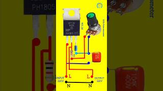 220v fan regulator circuit diagram Fan dimmer circuit diagram with BT 136 Fan Regulator Shorts [upl. by Fortunio]