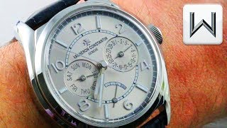 2018 Vacheron Constantin FiftySix Day Date 4400E000AB437 Luxury Watch Review [upl. by Selij]