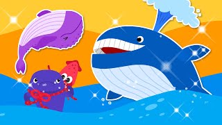 Sing Along Whale Song  Summer Sea Animal Song  Nursery Rhymes amp Kids Songs [upl. by Yaner311]