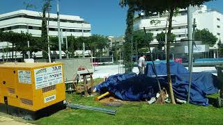 Dizengoff Square Tel Aviv renovation update 1892018 [upl. by Chapen]