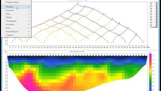 Inversion of first break amplitudes in ZondST2D [upl. by Baerman]