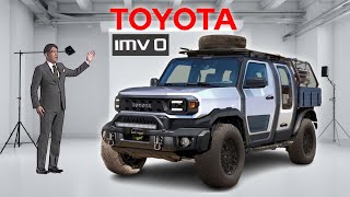 Toyota IMV 0 Customizable Pickup Truck Revealed [upl. by Retnuh]