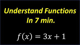 Learn Functions – Understand In 7 Minutes [upl. by Ullund]