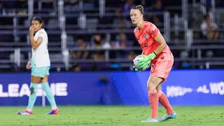 Almuth Schult vs Orlando Pride  HyVee Save of the Match Compilation [upl. by Ahsiek437]