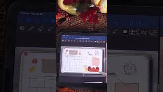 November Calendar set up  Goodnotes planner Monthly planner spread digital planning [upl. by Uamak680]