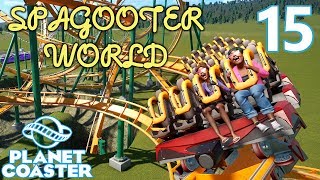 Planet Coaster SPAGOOTER WORLD  Part 15  Finishing the Floorless Coaster [upl. by Alansen]