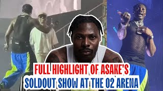 Asake Soldout The 02 Arena Again With Wizkid  Full Video Highlight [upl. by Ajiak]