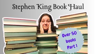 Stephen King Book Haul Part 1 [upl. by Cornelle918]