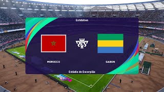 Morocco vs Gabon 06092024 Africa Cup of Nations PES 2021 [upl. by Morganica58]