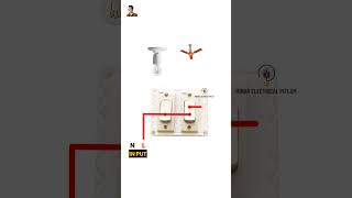 1 Holder 1 Fan Without Regulator Connection Diagram housewiring electricalwiring [upl. by Sylvan]