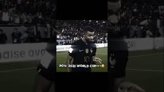 POV2022 WORLD CUP🥹 trending shortsfeed viralvideo edit footbaledits ronaldo [upl. by Macgregor]