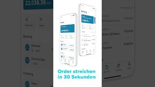 So streichen Sie Ihre Order in der Consorsbank App shorts tutorial [upl. by Olocin915]