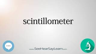 scintillometer Scientific Instrumentation 🔊 [upl. by Bertina]