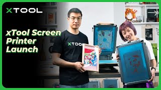 Meet xTool Screen Printer The First Home Screen Printing Solution with Laser [upl. by Bathulda]