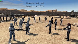 Clones Defend Ryloth Garisson MOWAS2 Star Wars mod [upl. by Arelus]