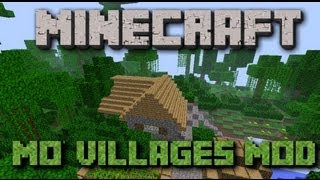 Minecraft Mod Spotlight  Mo Villages [upl. by Afatsum]