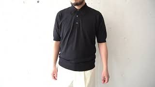 JOHN SMEDLEY ジョンスメドレー 30G 半袖ニットポロ ISIS EASY FIT [upl. by Starr]