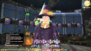 FFXIV Halloween Event is Here new Flying Mount and housing items [upl. by Acsot]