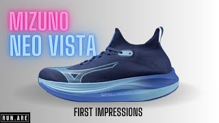 Mizuno Neo Vista SECRET SHOE  BEST SUPER TRAINER YET First Impressions [upl. by Miuqaoj]