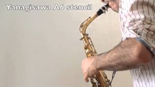 Yanagisawa A6 stenciled Severin Alto [upl. by Rodgers]