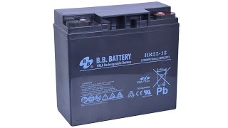 BB Battery HR2212 12V 22Ah Zselés akkumulátor [upl. by Bekah955]