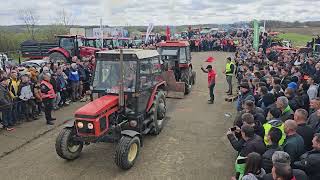 Zetor 6211 vs Zetor 4320 traktorijad Srbac 2024 [upl. by Sibeal]