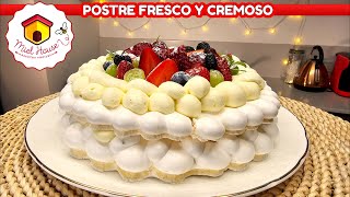 POSTRE NAVIDEÑO hoy hacemos PAVLOVA mas rica y fácil [upl. by Aprilette868]