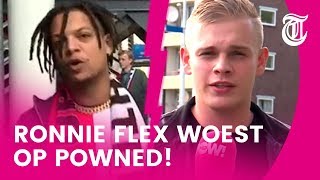 Boze Ronnie Flex haalt uit naar PowNedverslaggever [upl. by O'Neill]