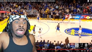 JOKIC ISNT HUMAN Warriors vs Nuggets Full Game Highlights  January 4 2024 REACTION [upl. by Abana]