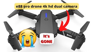 E88 pro drone unboxing and testing  4k Foldable Camera drone [upl. by Purity]