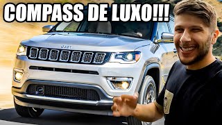 INTERIOR DE LUXO😎🔥 JEEP COMPASS ZERO KM RECEBE INTERIOR E PAINEL EM COURO MARROM [upl. by Lounge247]