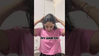 DIY Hair Oil for Hair Fall  Natural Solution for Stronger Hair🎀trendinghaircareshortsyt [upl. by Yesor]