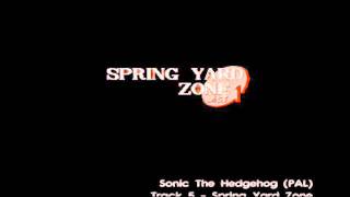 Sonic The Hedgehog PAL OST Track 5  Spring Yard Zone [upl. by Nuaj]