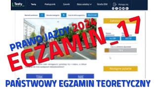 ✅❌Cały egzamin na prawo jazdy 2024❌✅ część 17  2024 kategoria B [upl. by Nelubez]