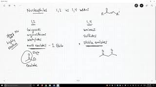 nucleophiles that do 12 or 14additions [upl. by Amej52]