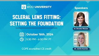 Scleral Lens Fitting Setting the Foundation [upl. by Ytrebil]