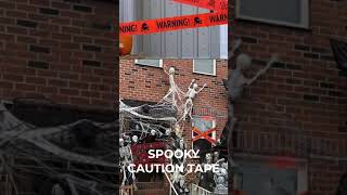 Elevate Your Halloween Décor with Hauntingly Captivating Halloween Warning Caution Tape [upl. by Ailicec]