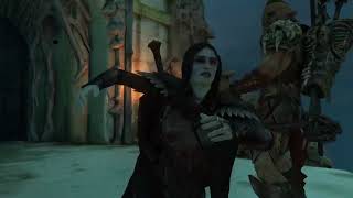 Shadow Of War RYONA リョナ Eltariel Gets Strangled [upl. by Isoj]