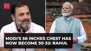 PM Modi has psychologically collapsed 56 inches chest has now become 3032 Rahul Gandhi [upl. by Obediah]