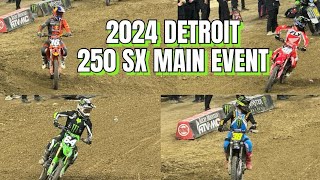 2024 Detroit SX 250 East Main Event [upl. by Ellerd934]