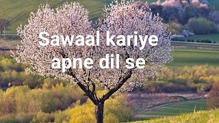 Sawaal kariye apne dil se ke o kis raah pe jaa raha hai [upl. by Lechar]